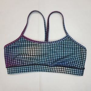 Lululemon Cosmic Dot Flow Y Sport Bra  sz 8 - Pre-owned